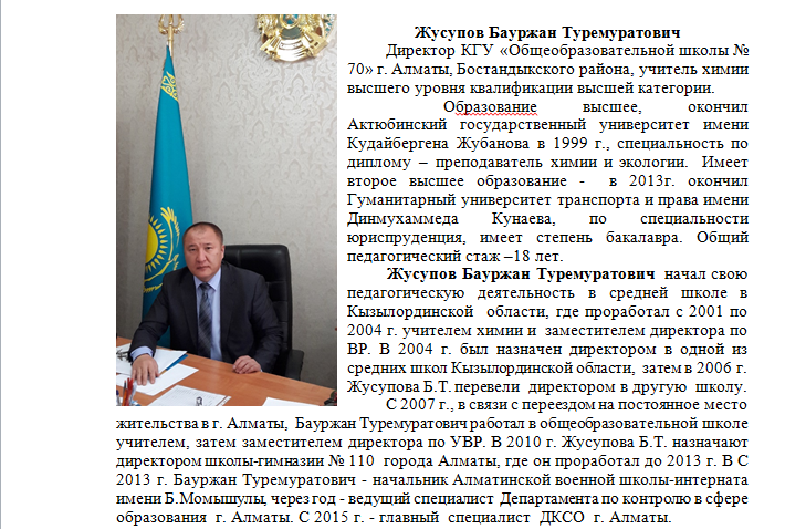 О директоре