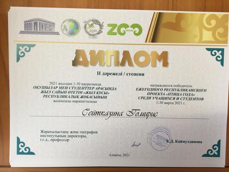 Птица года -2021